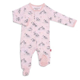 Magnetic Me Z Best Pink Modal Magnetic Footie - ANB Baby